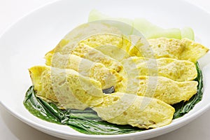 Egg pellicle steamed dumpling photo